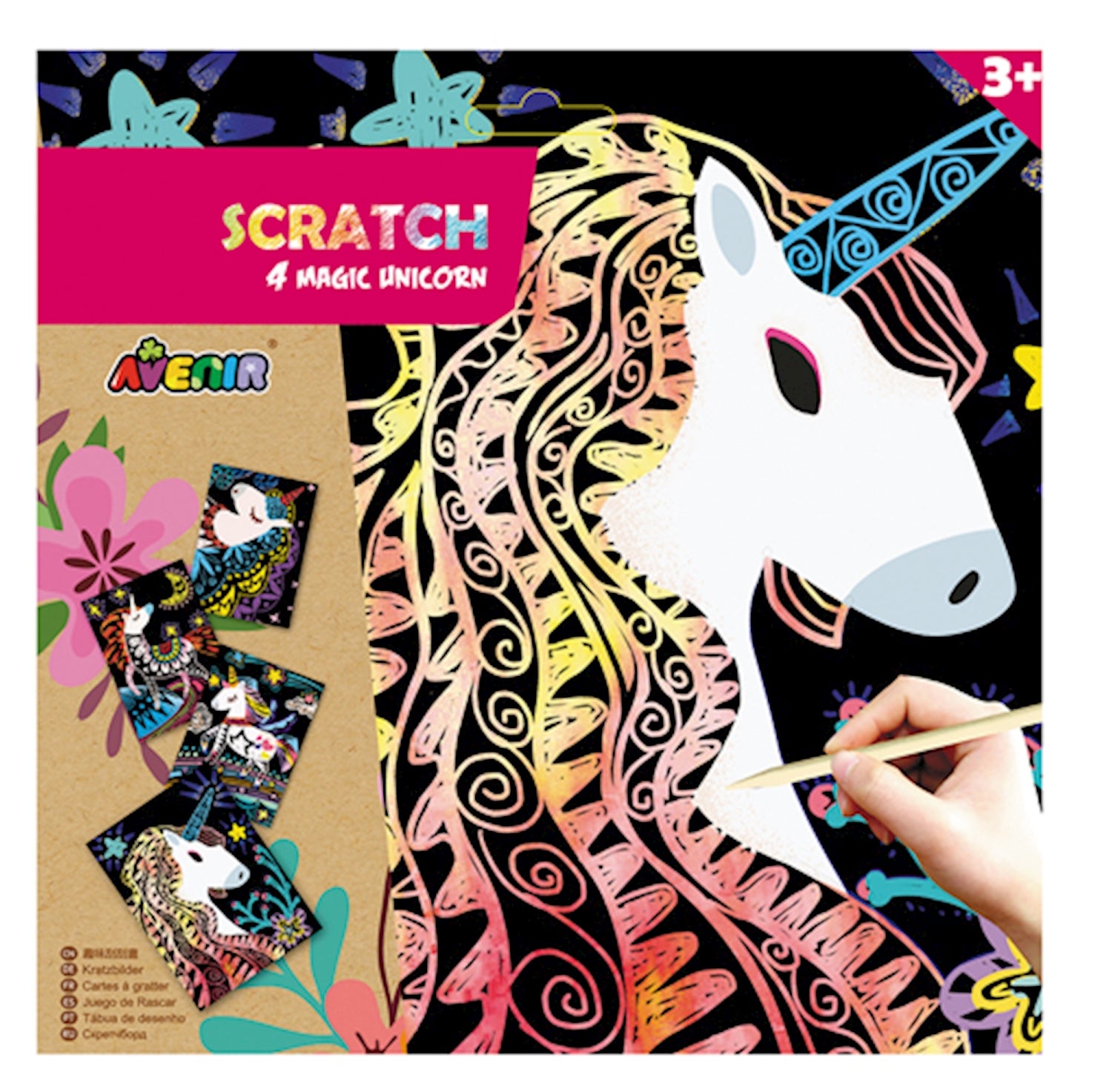 Scratch Kratzbilder Einhorn - Bild 1