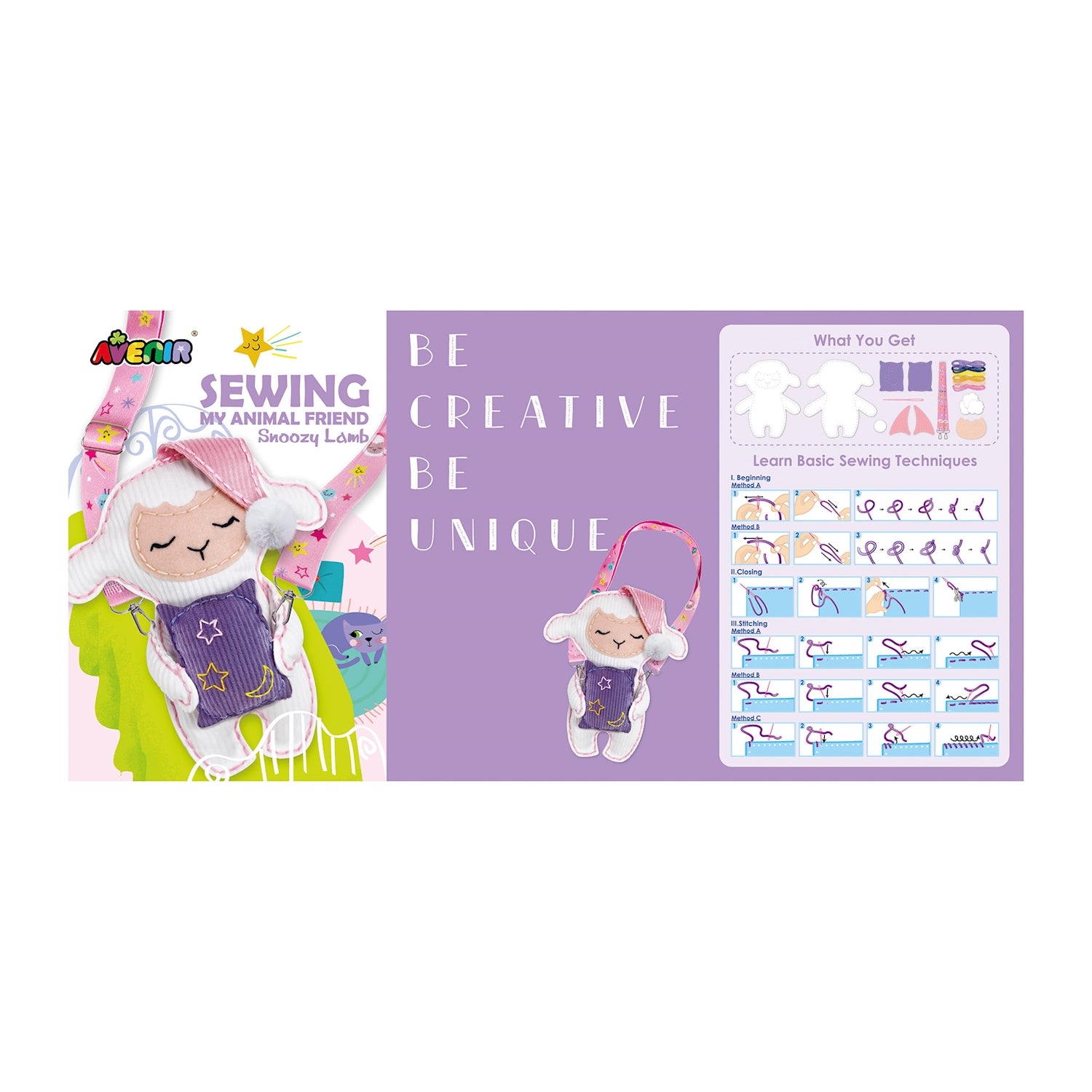 Nähset Umhänger Schaf - Bild 4