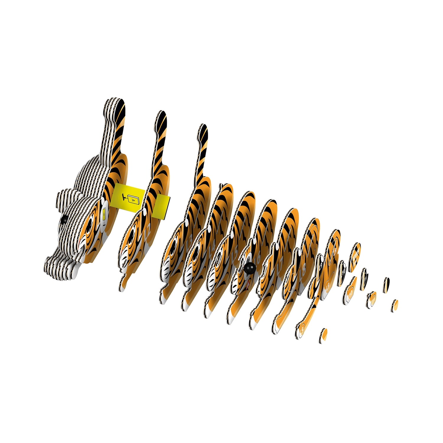 3D Bastelset Tiger - Bild 3