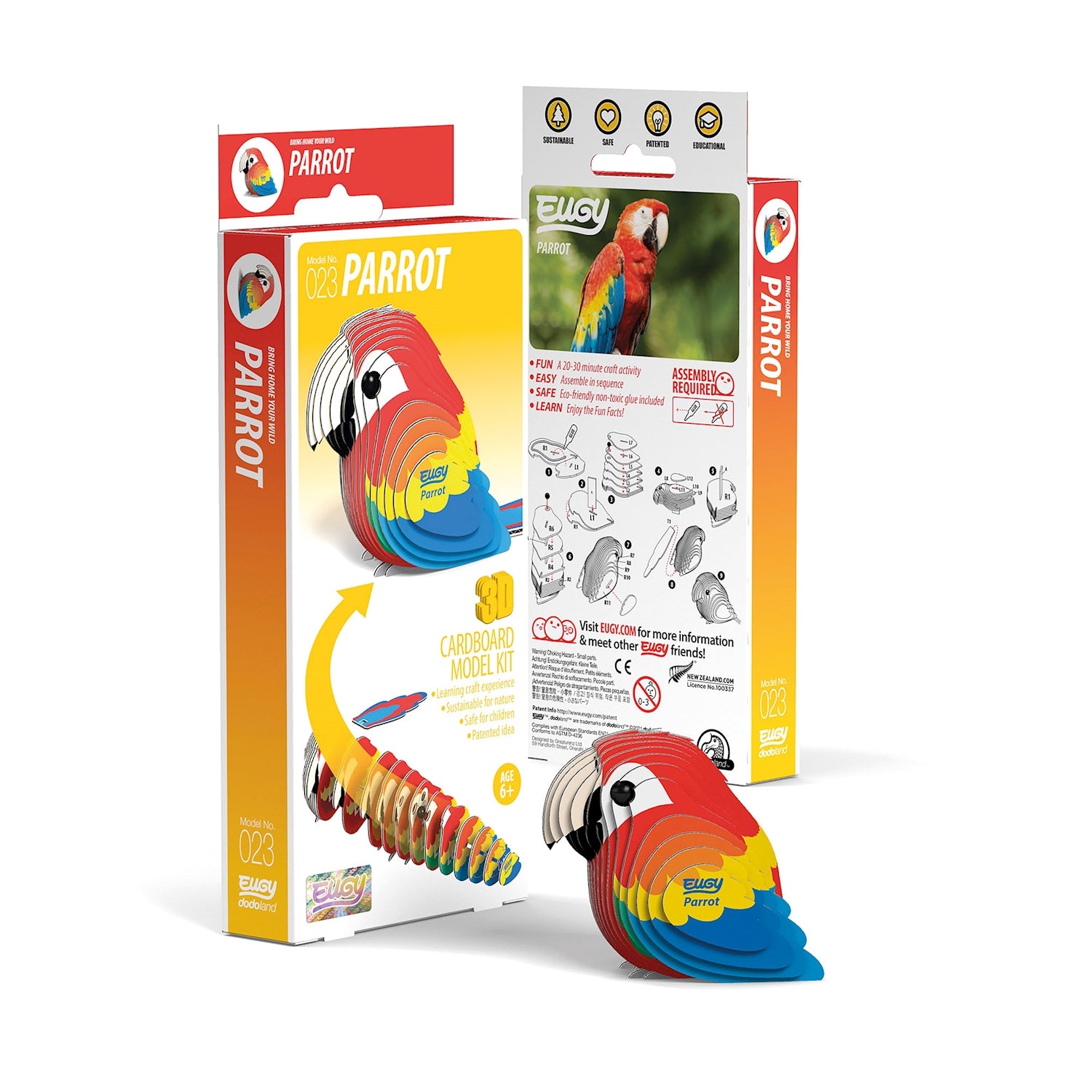3D Bastelset  Papagei - Bild 2