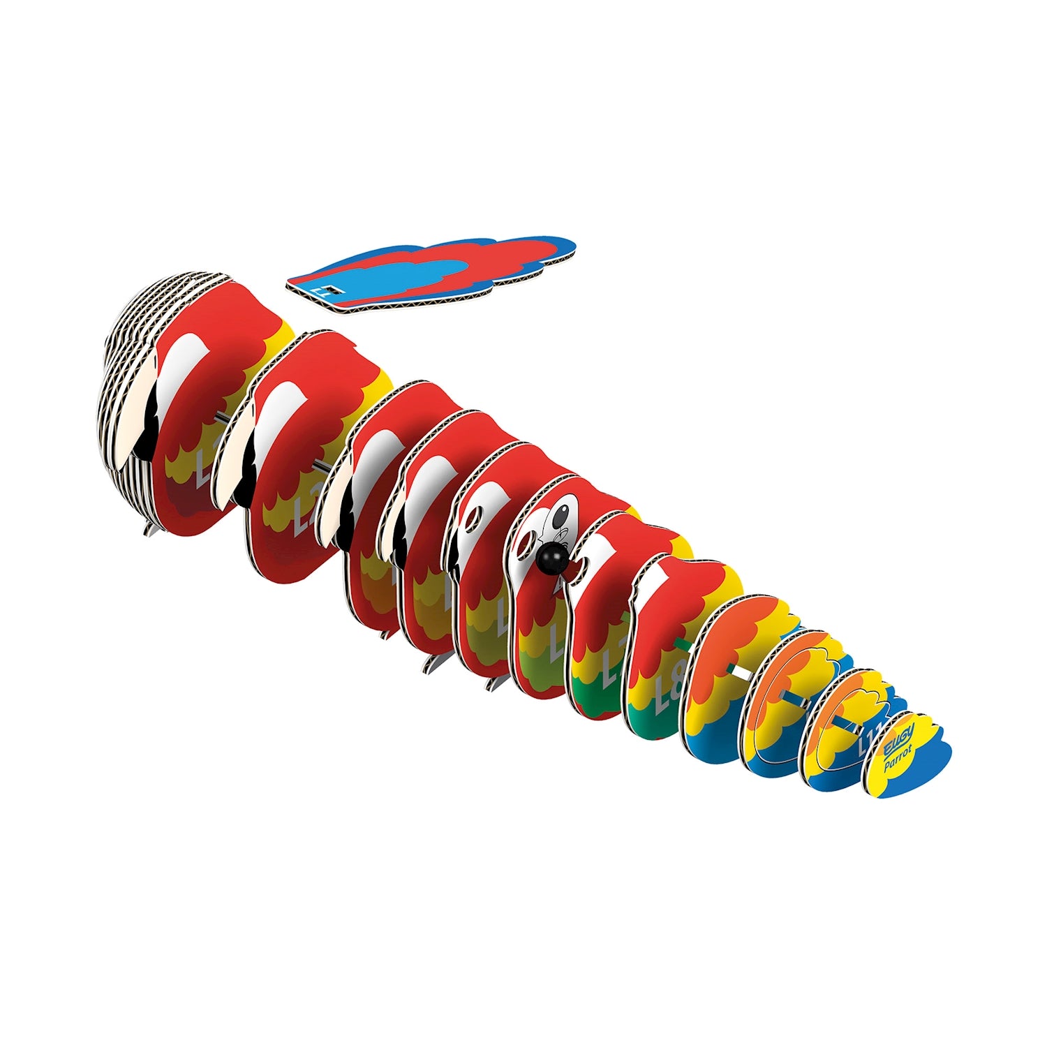 3D Bastelset  Papagei - Bild 3