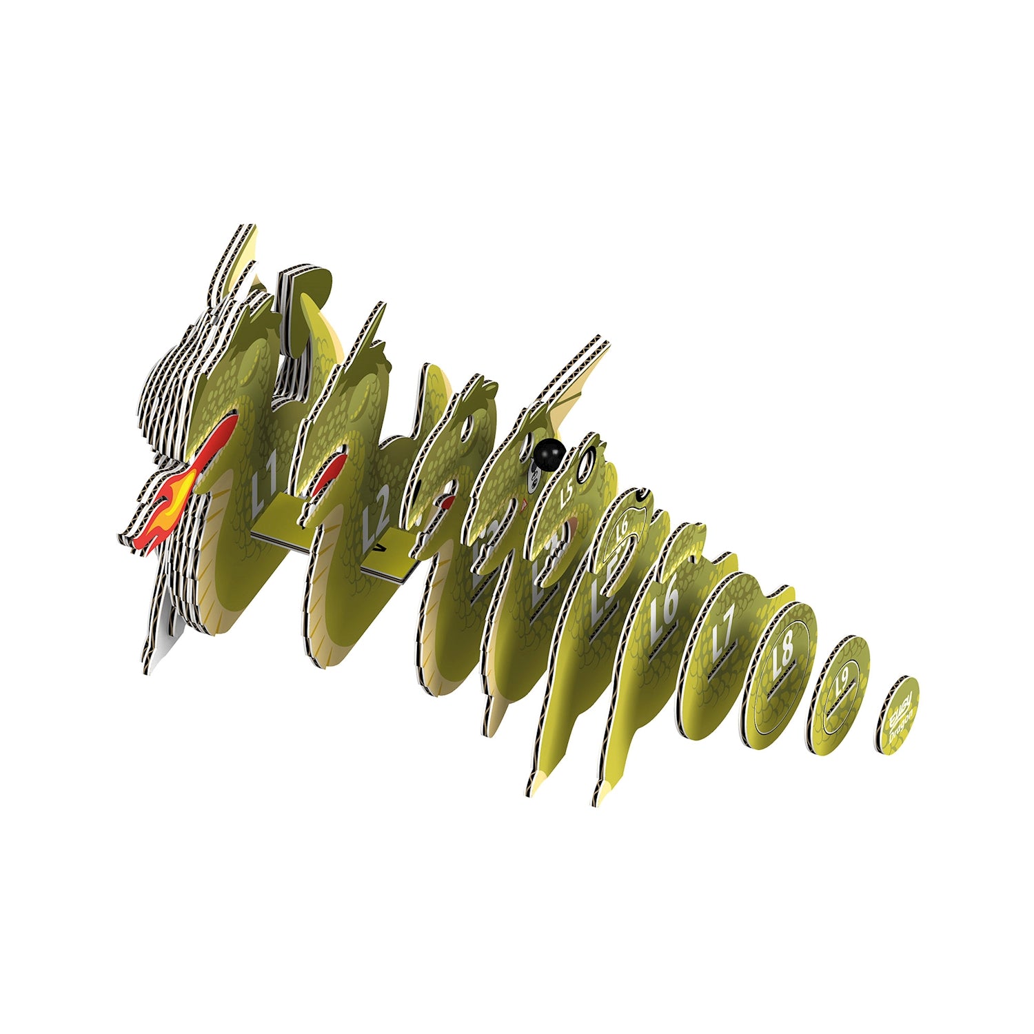3D Bastelset  Drache - Bild 3
