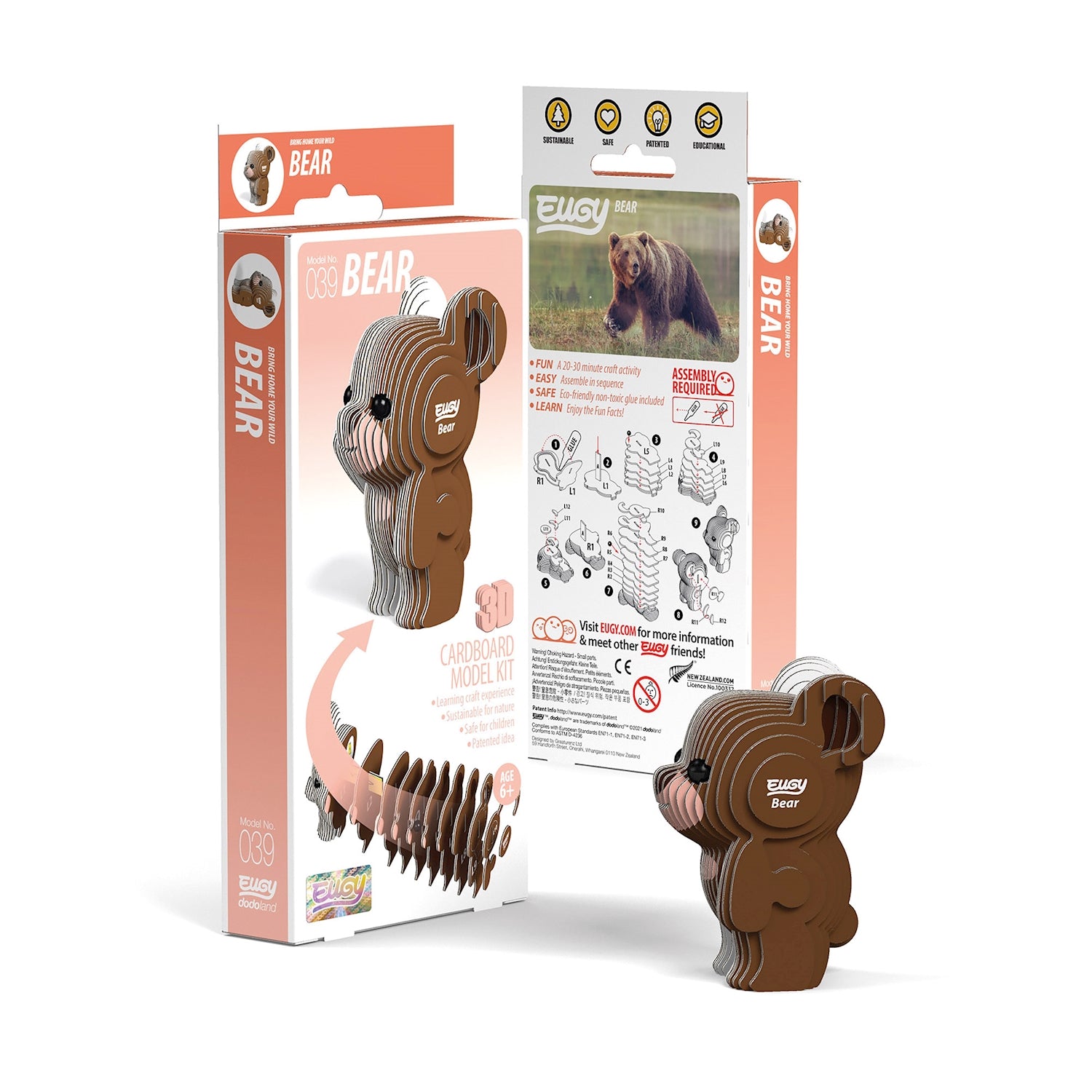 3D Bastelset  Bär - Bild 2