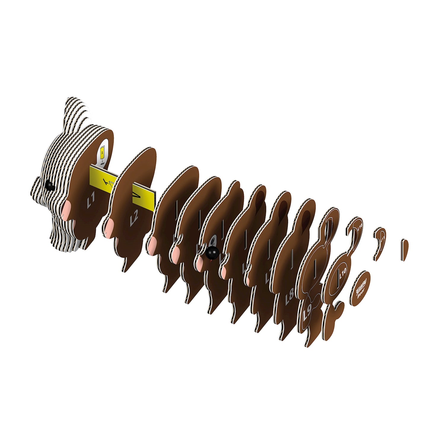 3D Bastelset  Bär - Bild 3