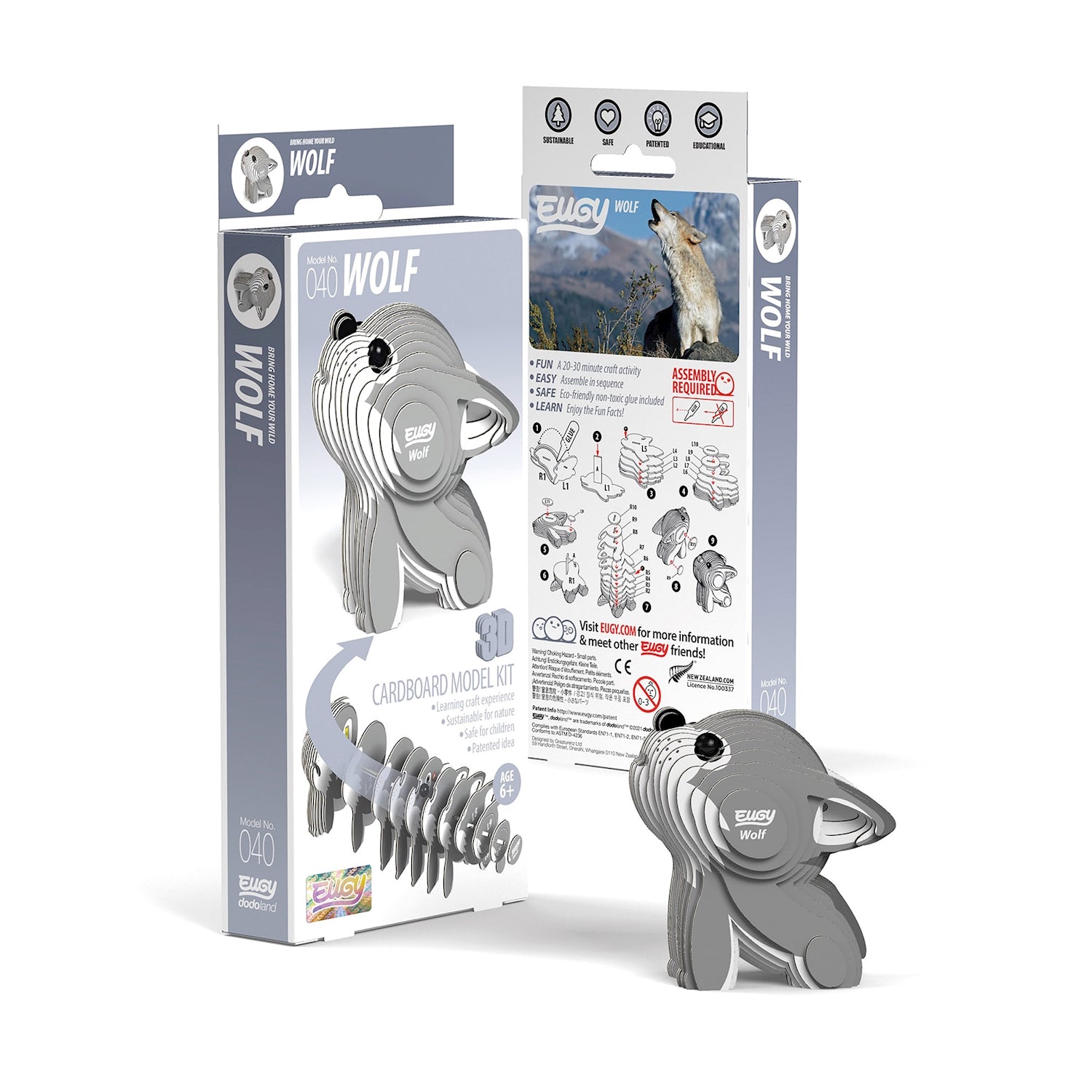 3D Bastelset  Wolf - Bild 1