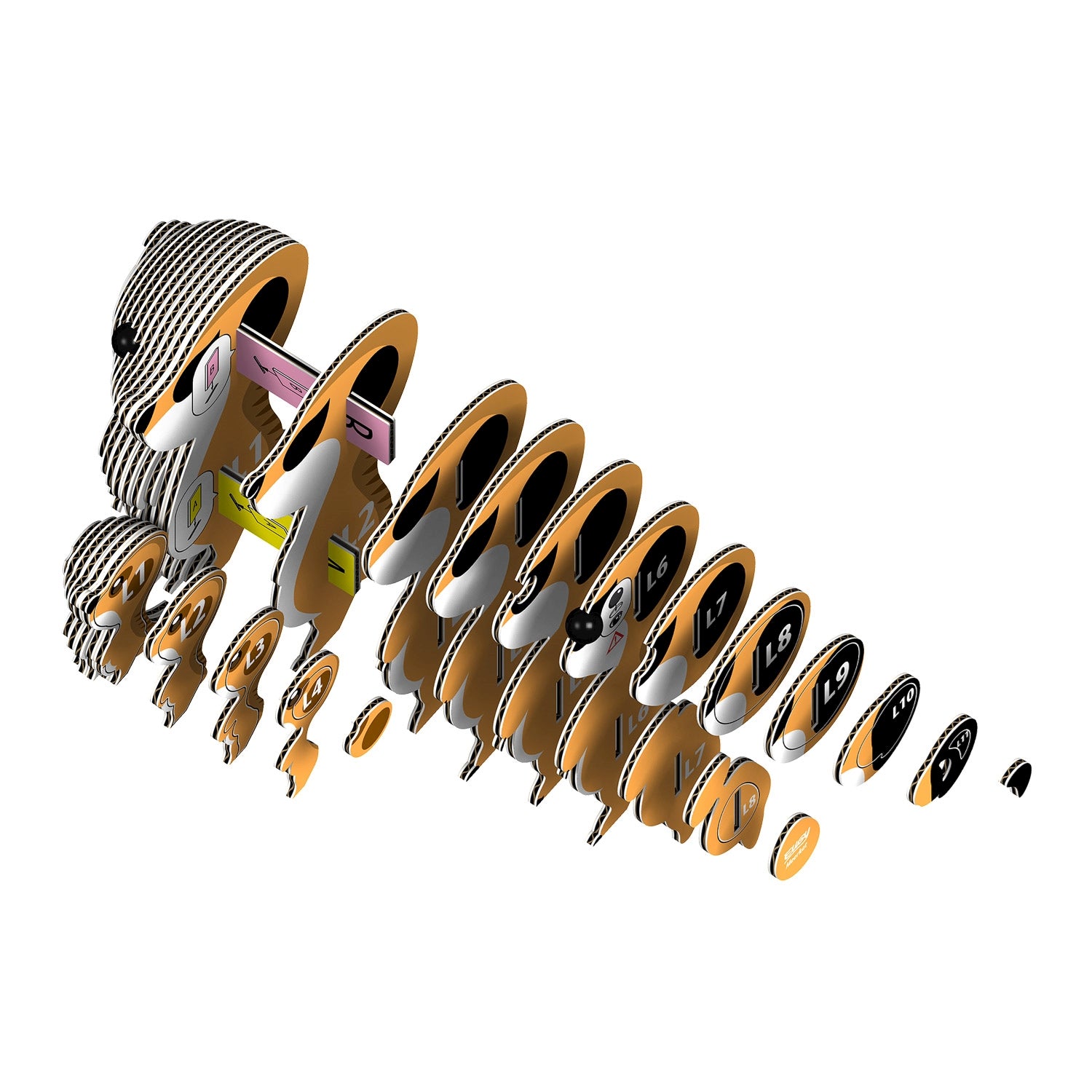 3D Bastelset  Erdmännchen - Bild 3