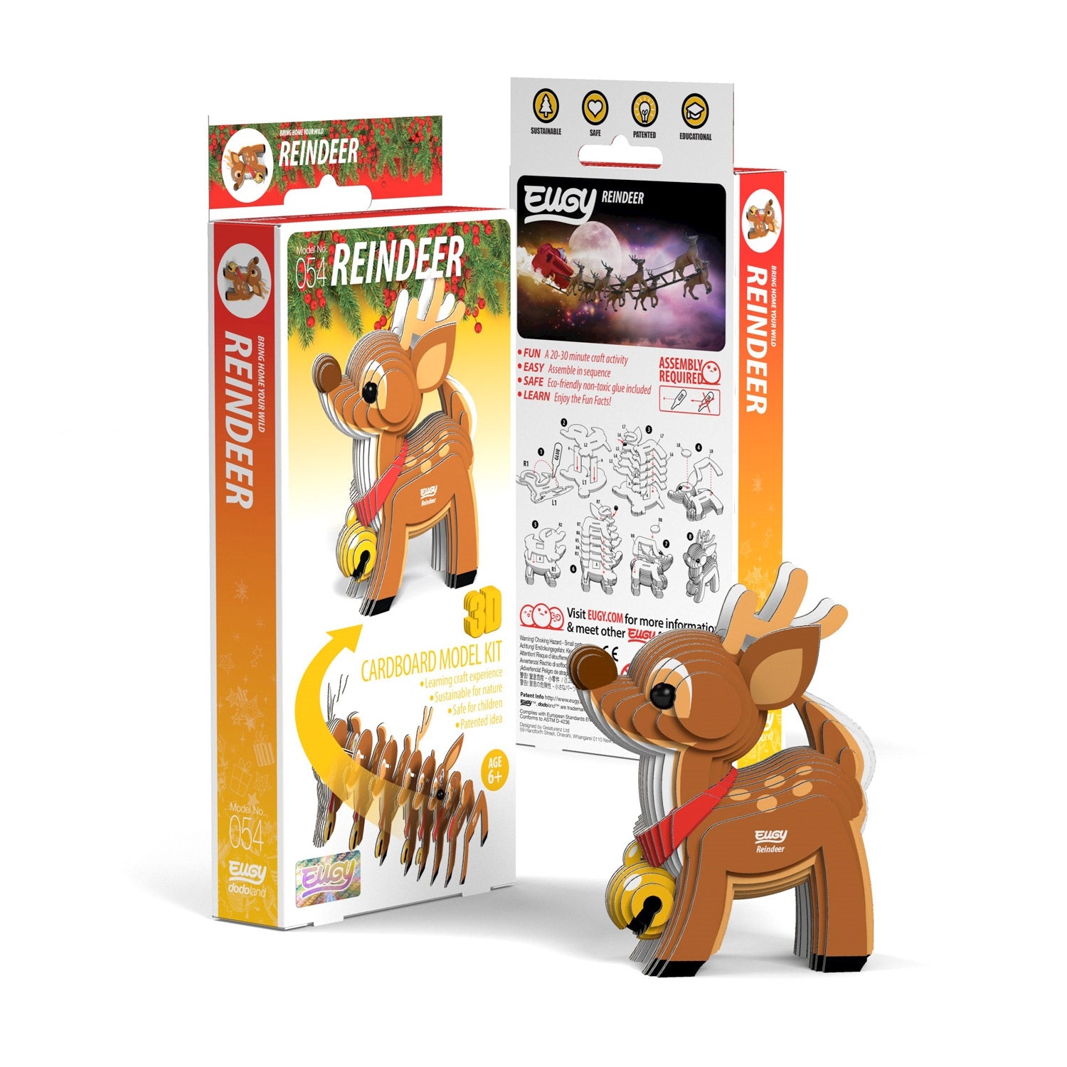 3D Bastelset  Rentier - Bild 1
