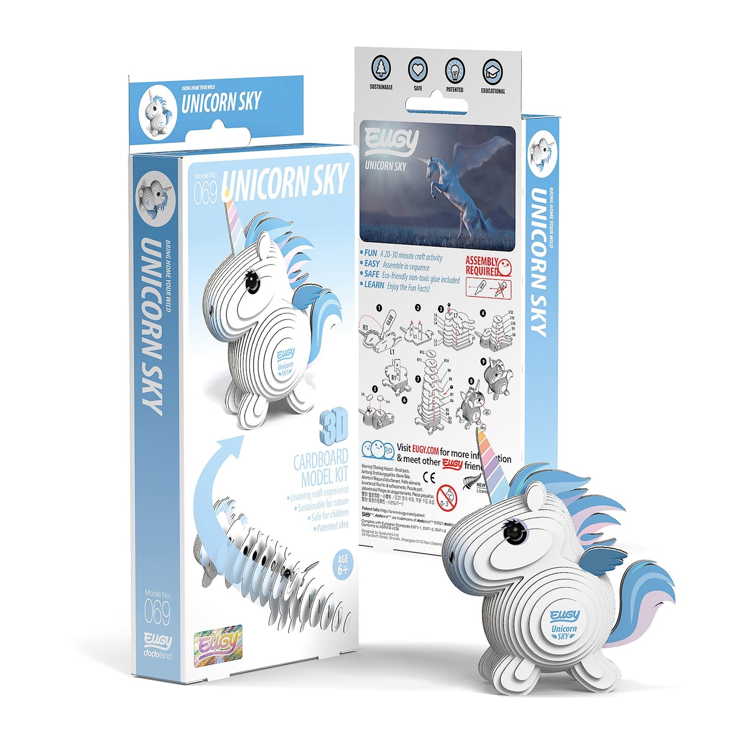 3D Bastelset Einhorn Pegasus - Bild 2