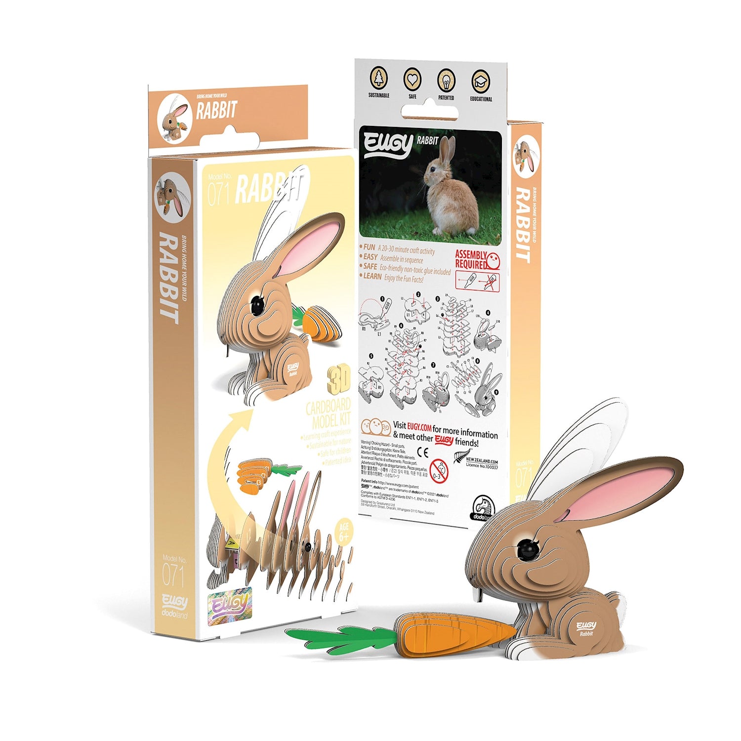 3D Bastelset  Hase - Bild 2