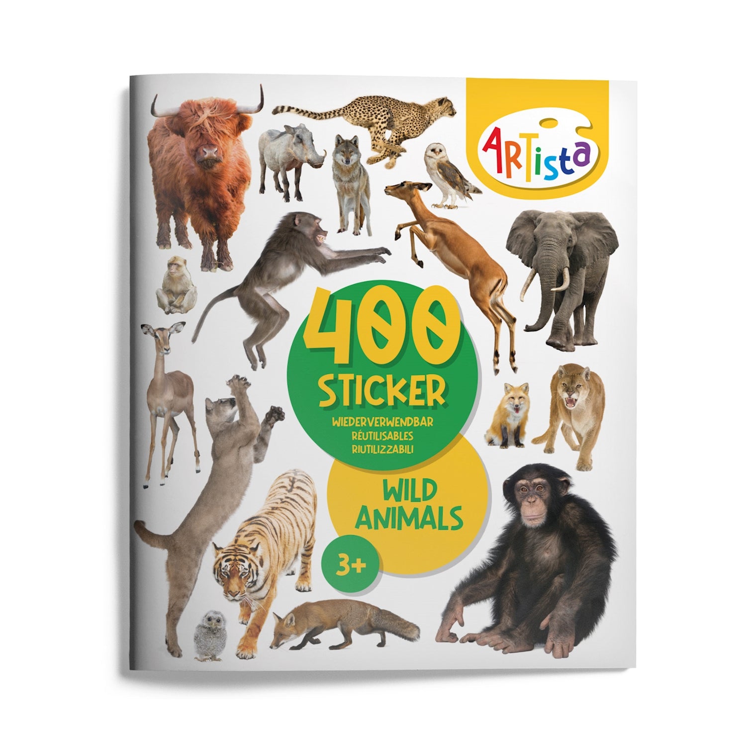 Stickerbuch Wildtiere - Bild 1