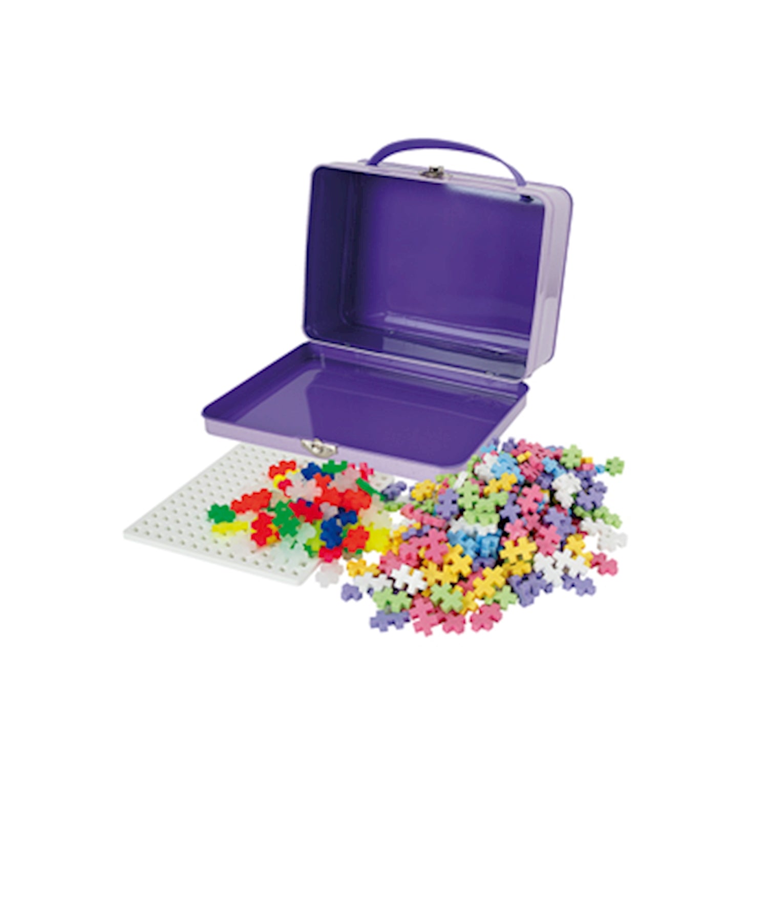 600 Kreativ Bausteine Basic Metallbox lila - Bild 2
