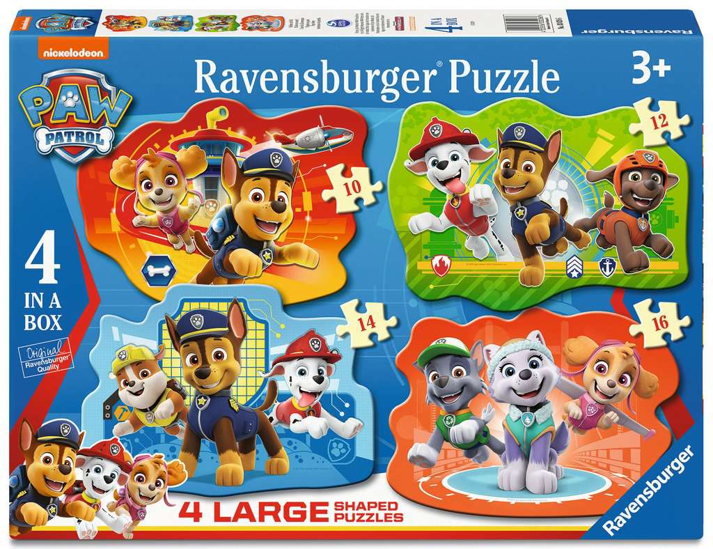 4 in 1 Puzzle Paw Patrol 03.028 - Bild 1