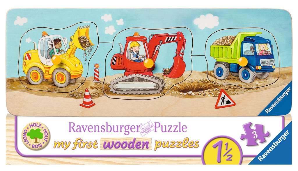 Ravensburger Konturenpuzzle Die kleine Baustelle 03.066 - Bild 1
