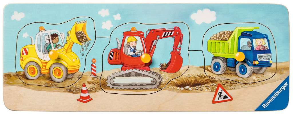 Ravensburger Konturenpuzzle Die kleine Baustelle 03.066 - Bild 2