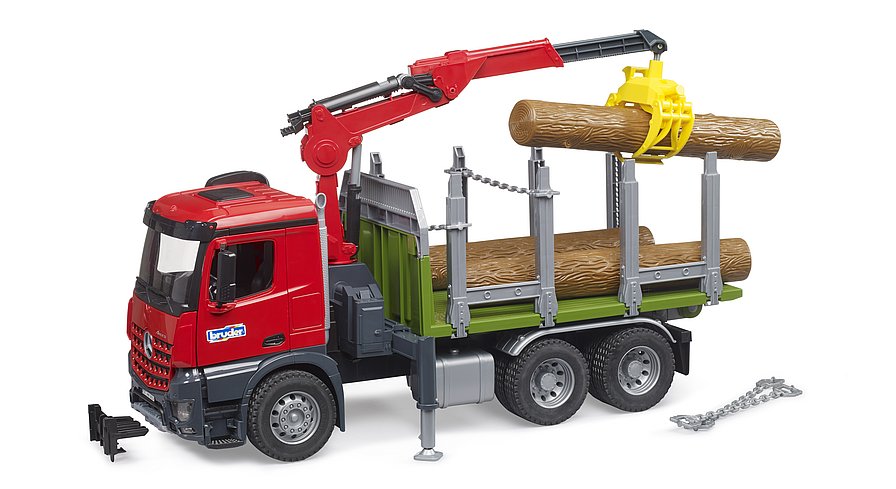 Bruder 03669 MB Arocs Holztransporter LKW - Bild 1