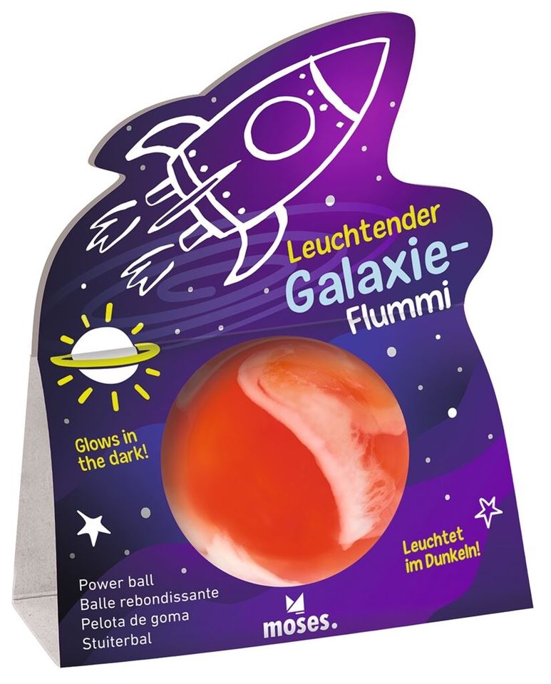 Leuchtender Galaxie Flummi - Bild 1
