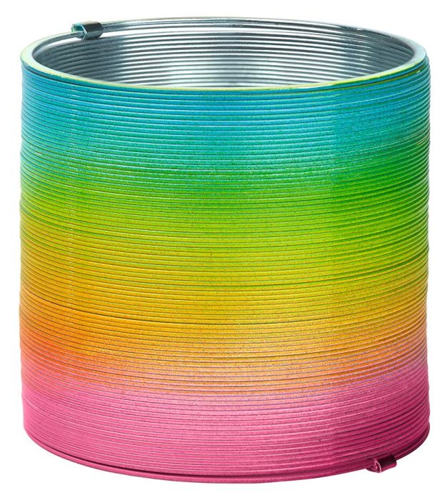 Treppenspirale Regenbogen aus Metall - Bild 1