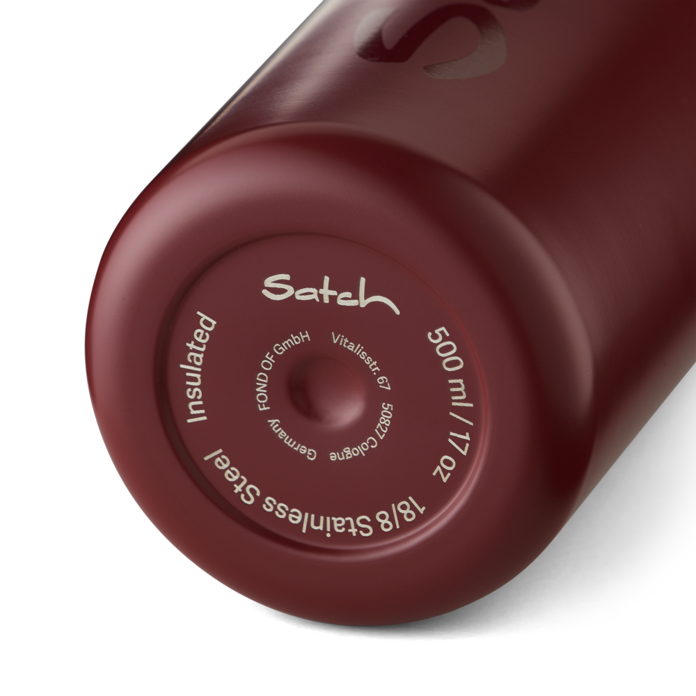 Satch Trinkflasche Edelstahl Berry 500ml - Bild 5