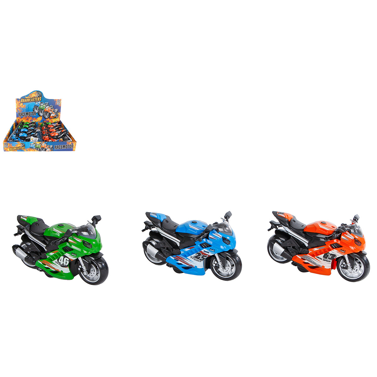 Die Cast Motorrad mit Rückzug, Licht und Sound - Bild 1