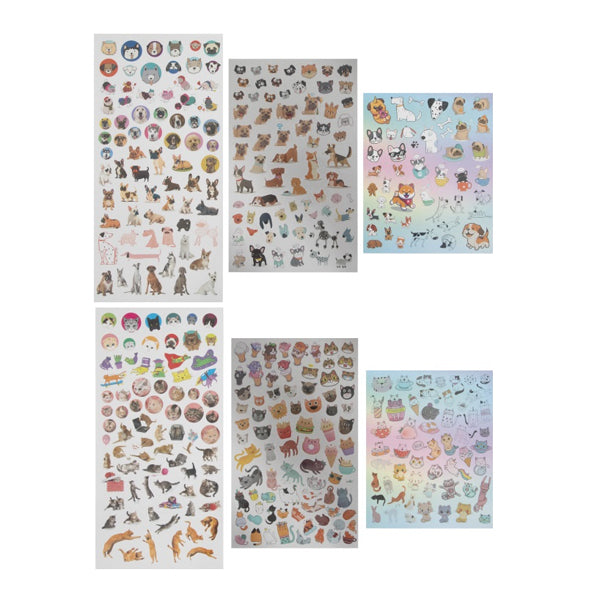 Katzen oder Hunde Sticker-Set 200 - Bild 2