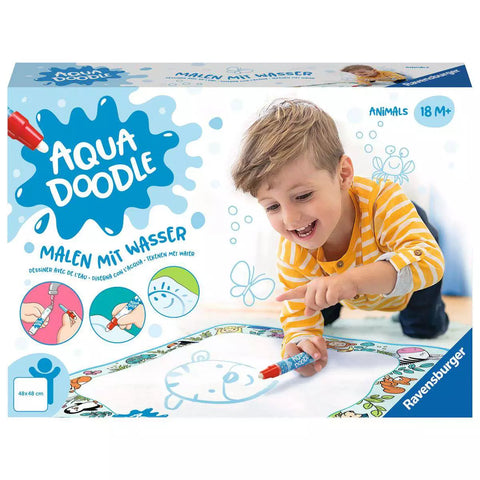 Verpackung Ravensburger Aqua Doodle Animals 04565 mit Junge beim Malen