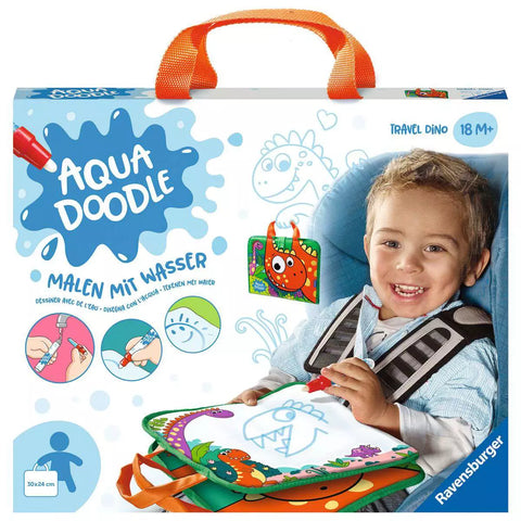 Verpackung Aqua Doodle Travel Dino 04566 mit Kind im Autositz