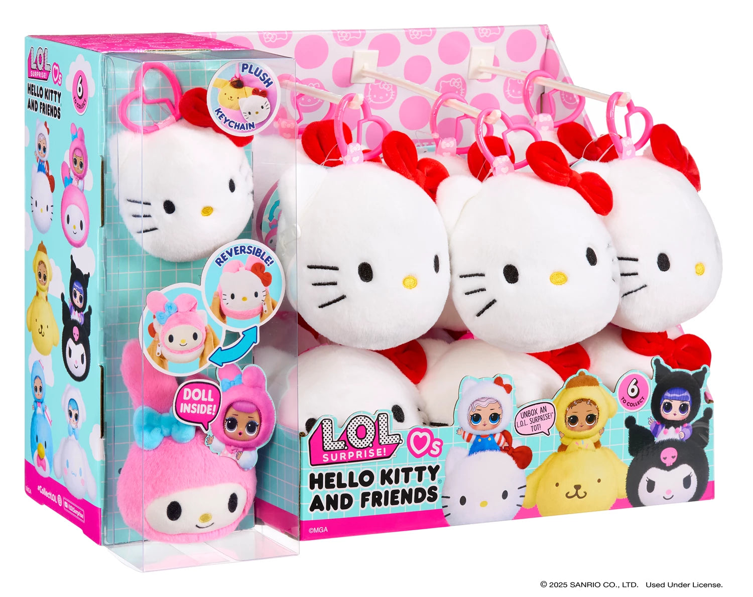 L.O.L. Surprise! Loves Hello Kitty and Friends Plüsch-Anhänger - Bild 1