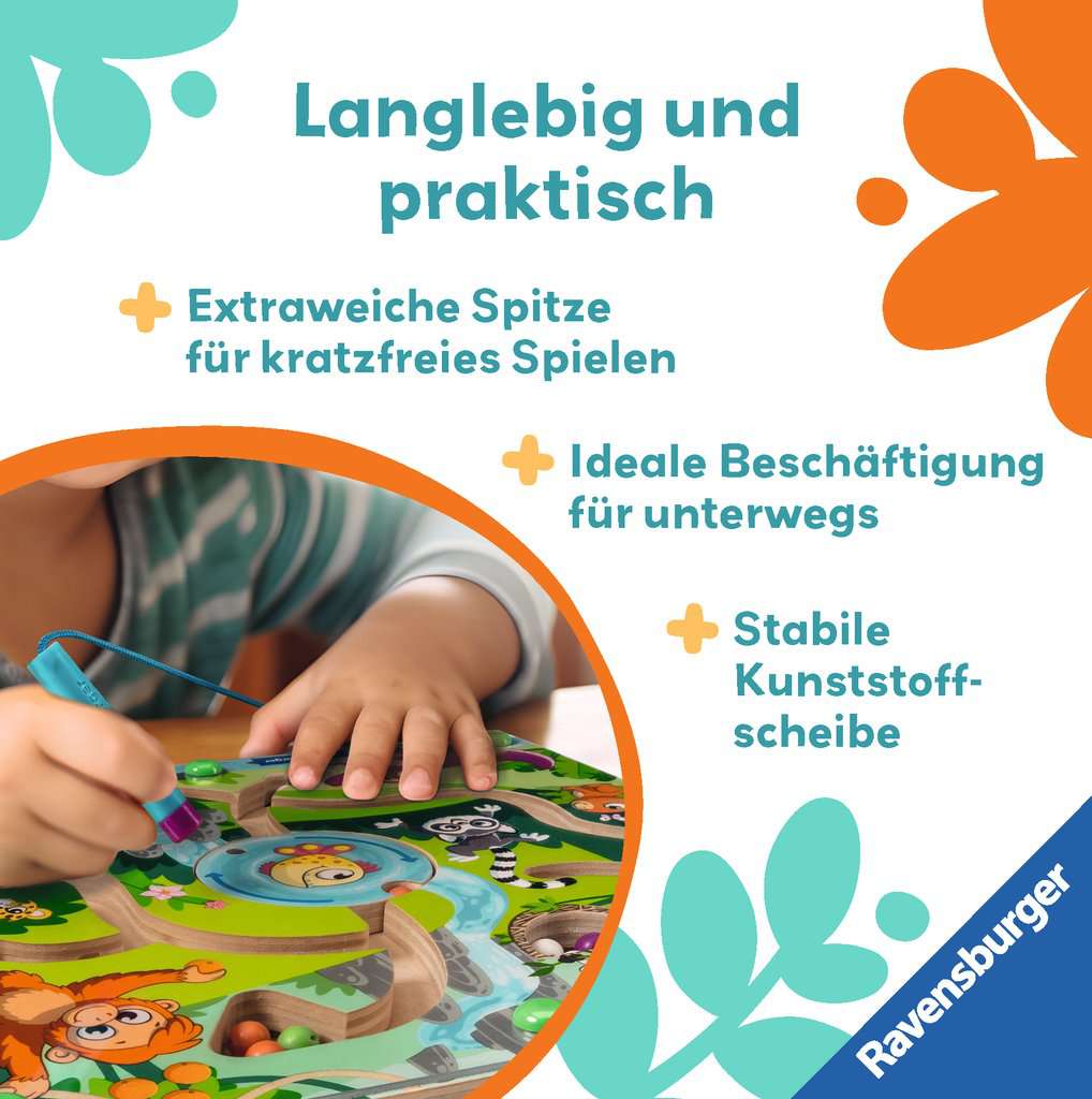 Play+ Magnetisches Holz-Labyrinth - Dschungel 04.873 - Bild 5