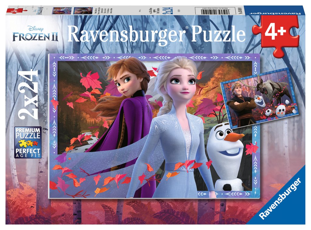 Puzzle Frozen 2 Frostige Abenteuer 2x24 - Bild 1