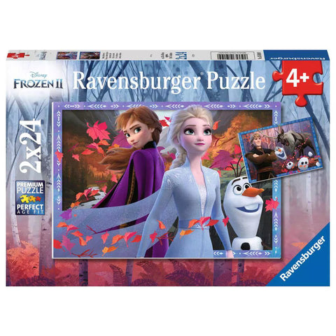 Verpackung Kinderpuzzle Frozen 2 Frostige Abenteuer 2x24 Teile, Ravensburger 05010