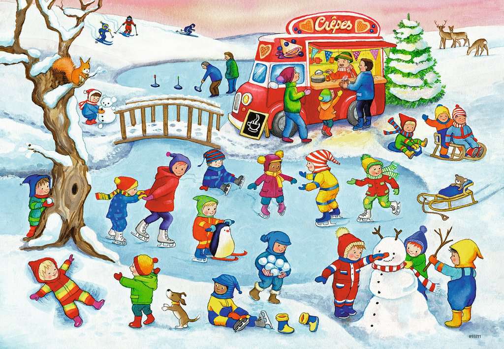 Ravensburger Puzzle Freizeit am See 2x24 Teile 05.057 - Bild 2