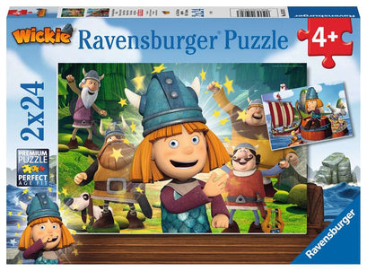Puzzle Unser kluges Köpfchen Wicki 2x24  05.070