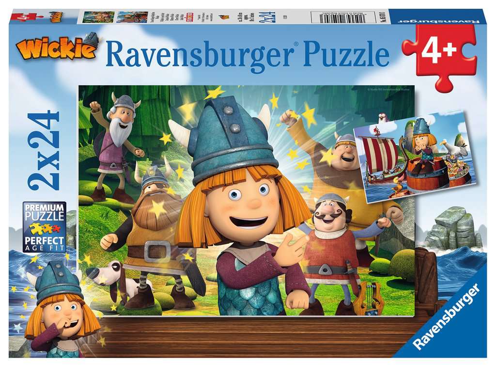 Puzzle Unser kluges Köpfchen Wicki 2x24  05.070 - Bild 1