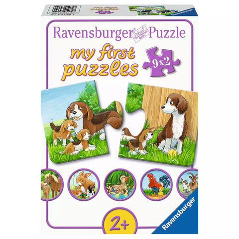 Verpackung my first puzzles Tierfamilien auf dem Bauernhof 05072 von Ravensburger