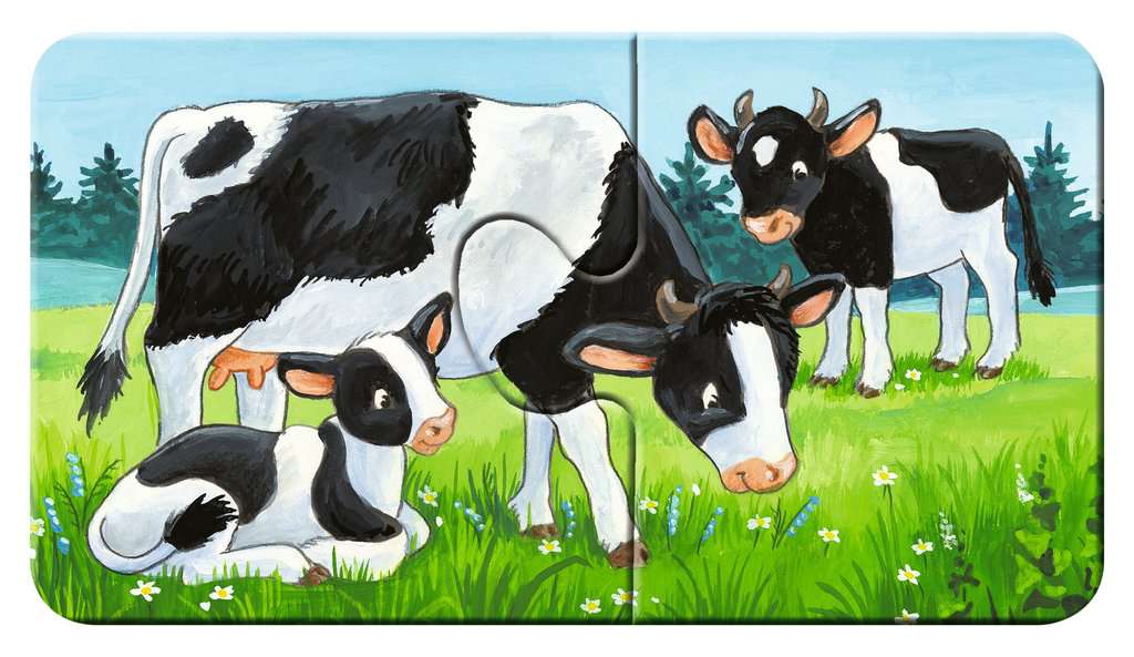 My first Puzzle Tierfamilien auf dem Bauernhof 9x2 Teile 05.072 - Bild 2