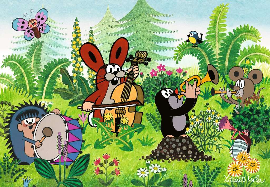 Puzzle 2x12 Gartenparty mit Freunden 05.090 - Bild 2