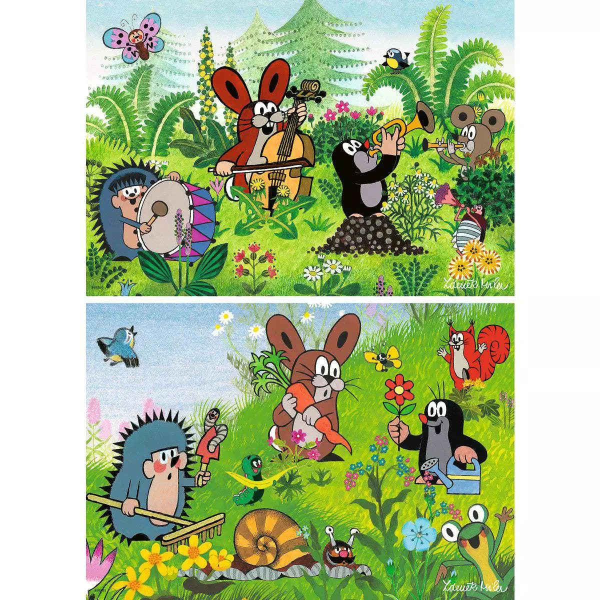 Puzzle 2x12 Gartenparty mit Freunden 05.090 - Bild 2