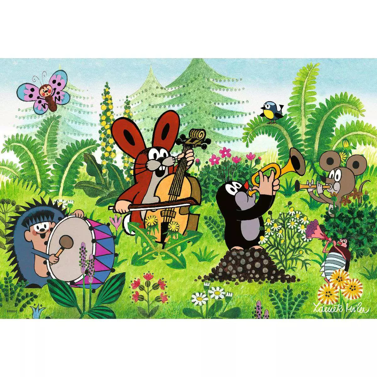 Puzzle 2x12 Gartenparty mit Freunden 05.090 - Bild 3