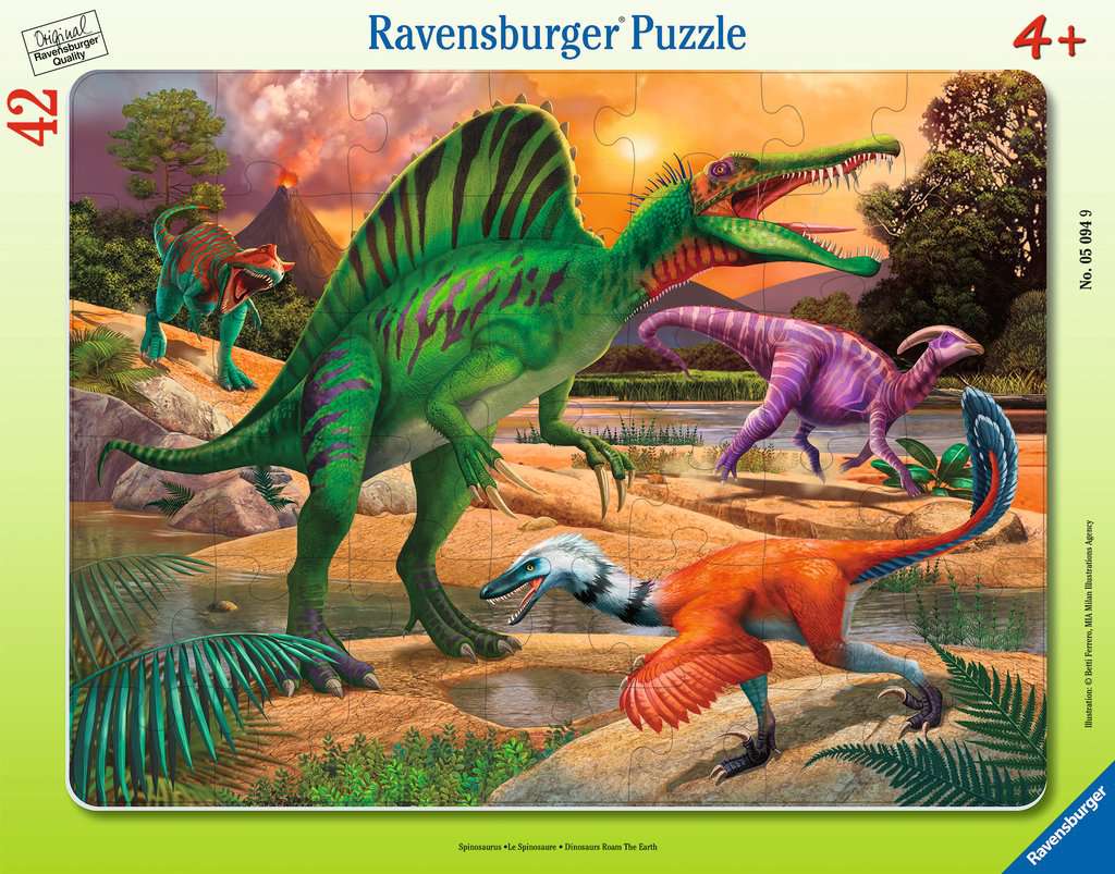 Ravensburger Puzzle 42 Teile - Spinosaurus 05.094 - Bild 1