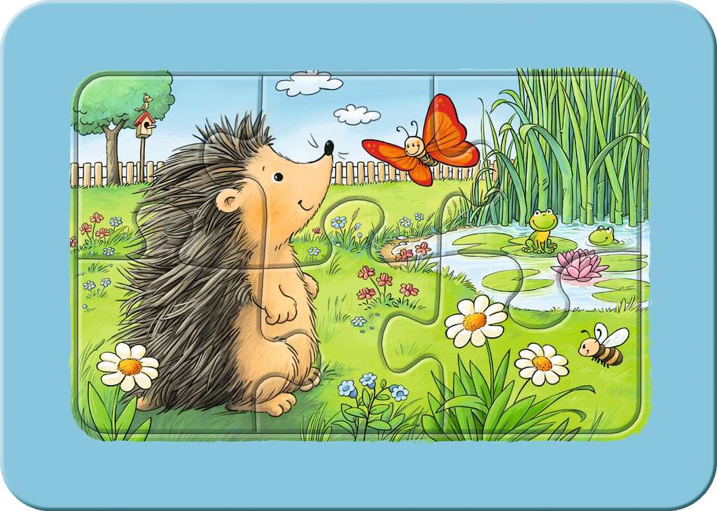 My First Puzzle 3 x 6 Teile - Kleine Gartentiere - Bild 4