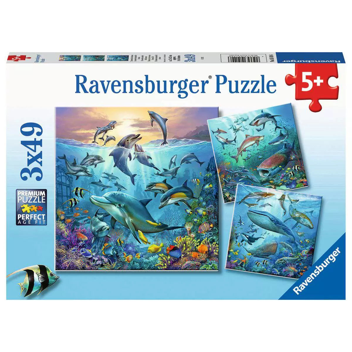 Puzzle 3x49 Teile Tierwelt des Ozeans 05.149 - Bild 1