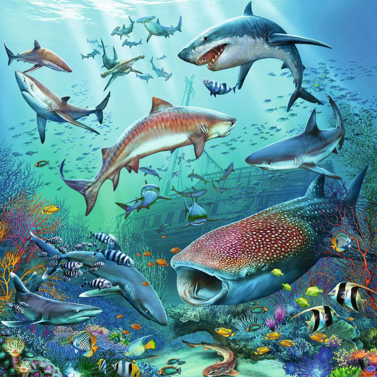 Puzzle 3x49 Teile Tierwelt des Ozeans 05.149 - Bild 4
