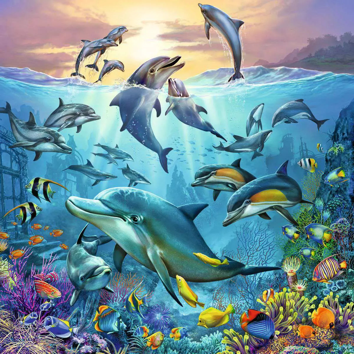 Puzzle 3x49 Teile Tierwelt des Ozeans 05.149 - Bild 5