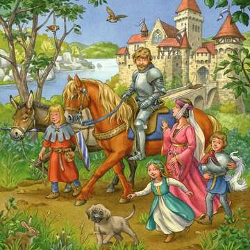 Puzzle 3x49 Teile Ritterturnier im Mittelalter 5.150 - Bild 3