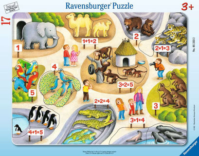 Rahmenpuzzle 17 Teile Erstes Zählen bis 5 05.233