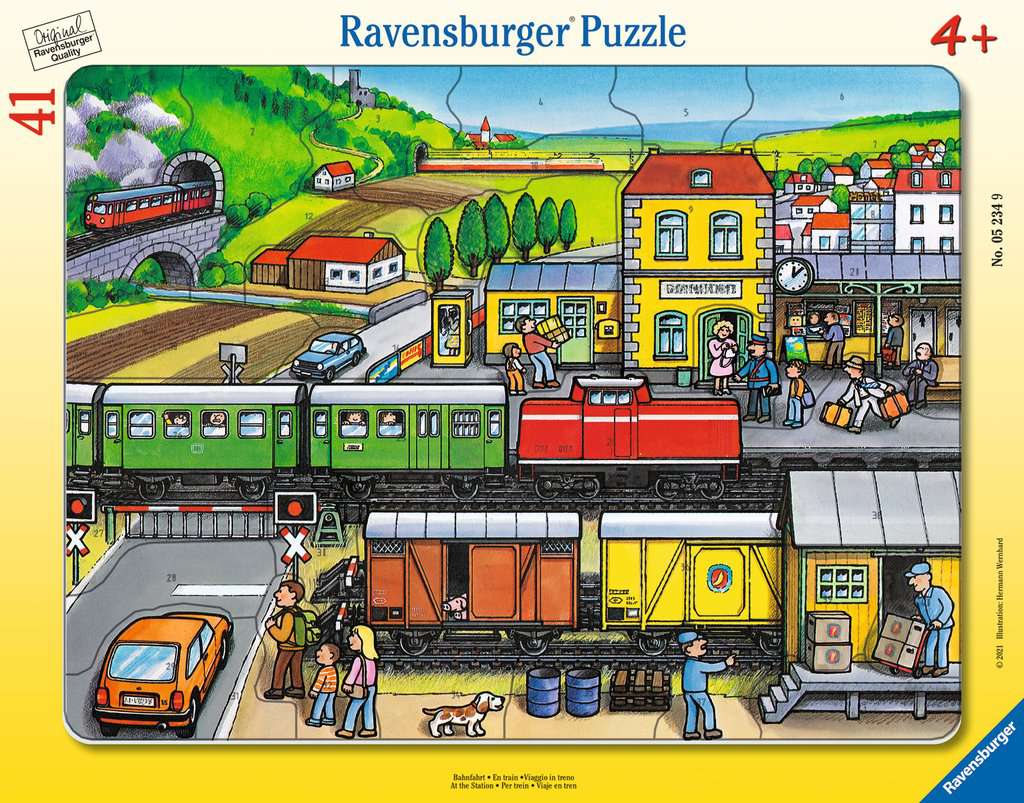 Rahmenpuzzle 41 Teile Bahnfahrt 05.234 - Bild 1