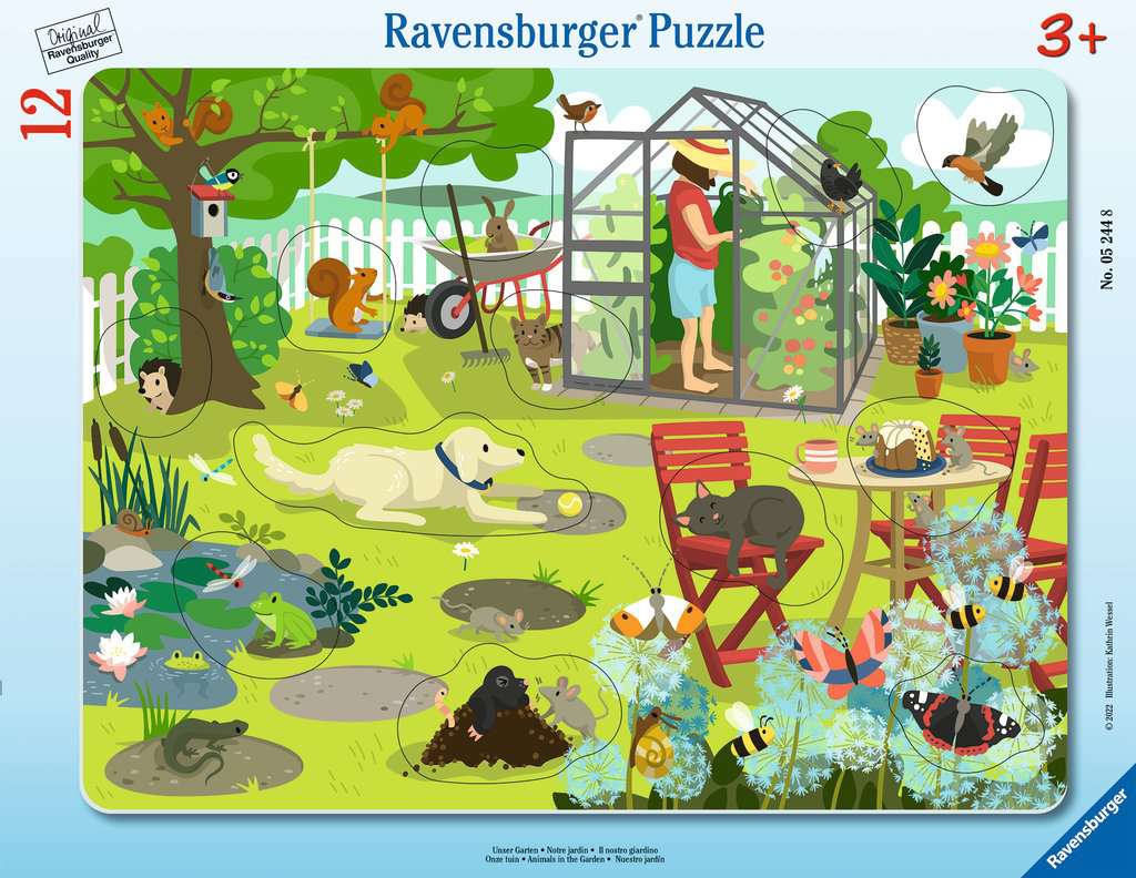 Ravensburger Puzzle 12 Teile - Unser Garten 05.244 - Bild 1
