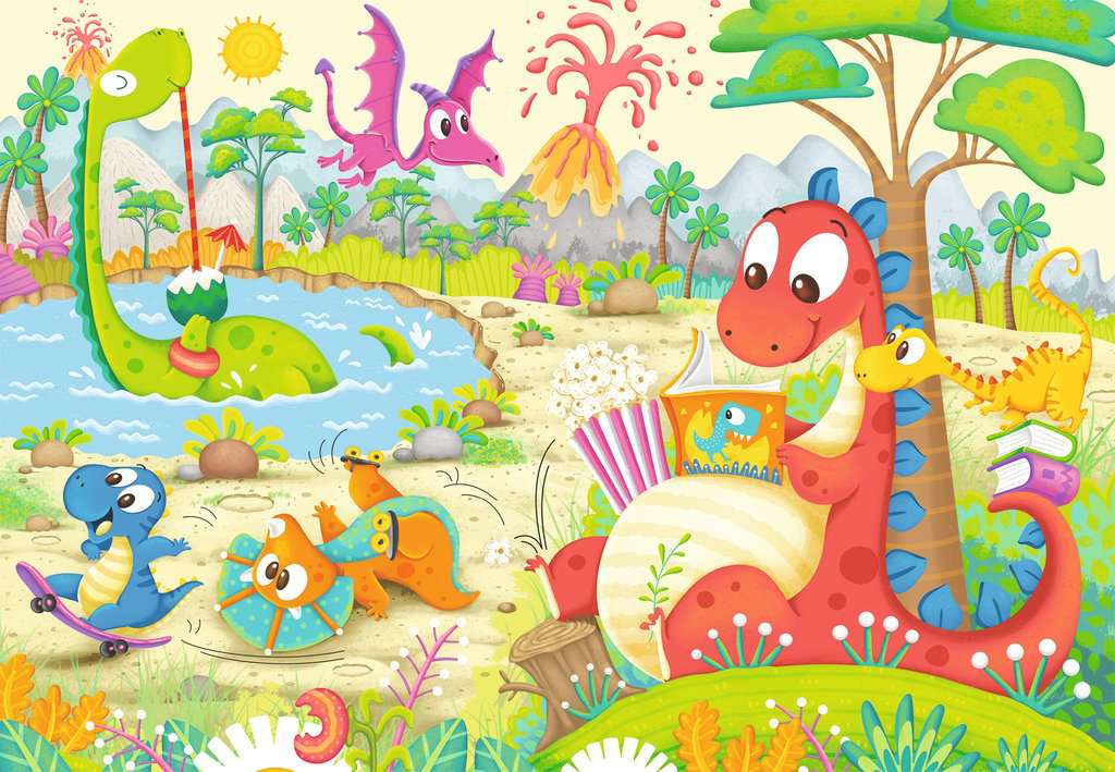 Ravensburger Puzzle 2x12 Teile - Lieblingsdinos 05.246 - Bild 3