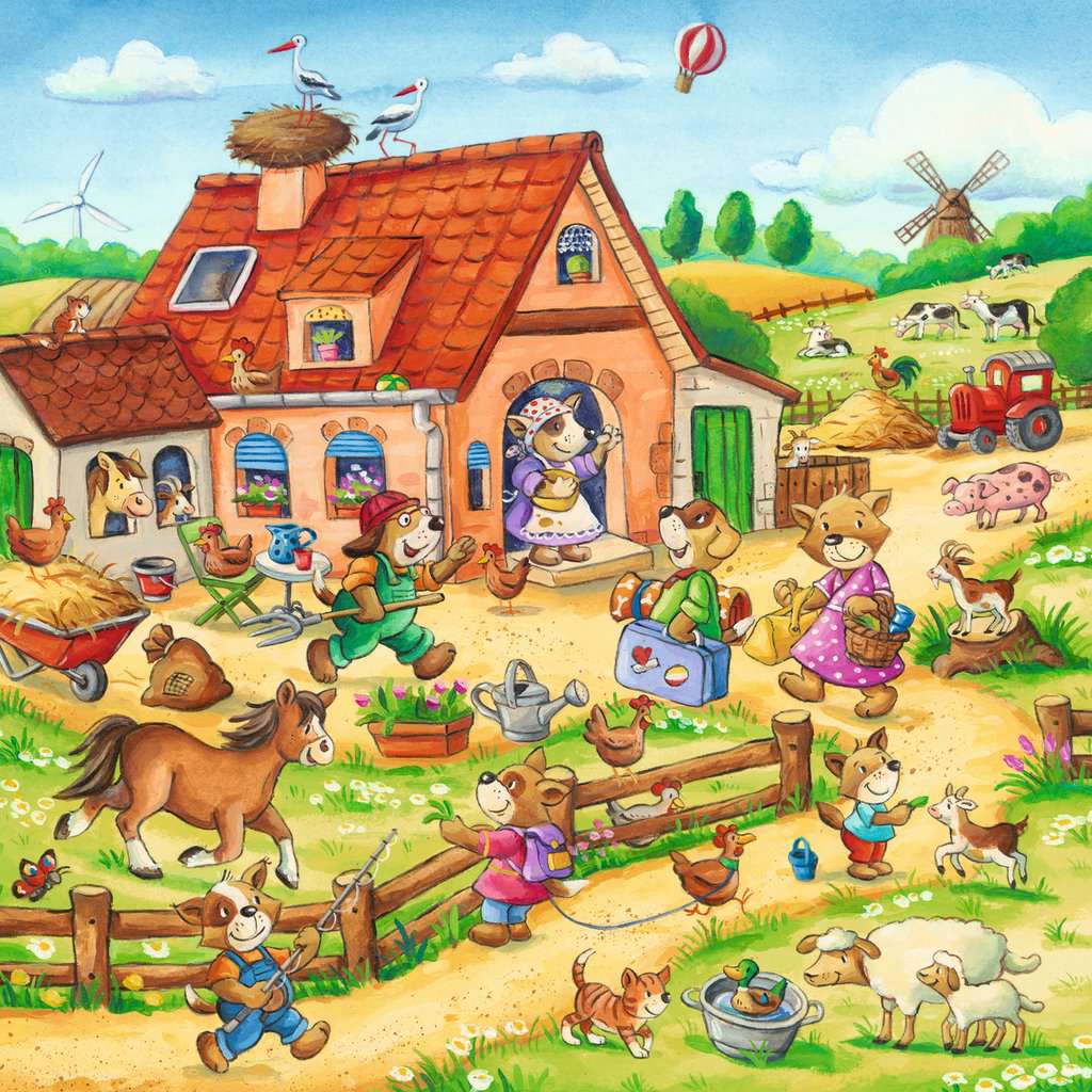 Puzzle 3x49 Teile Ferien auf dem Land 05.249 - Bild 4