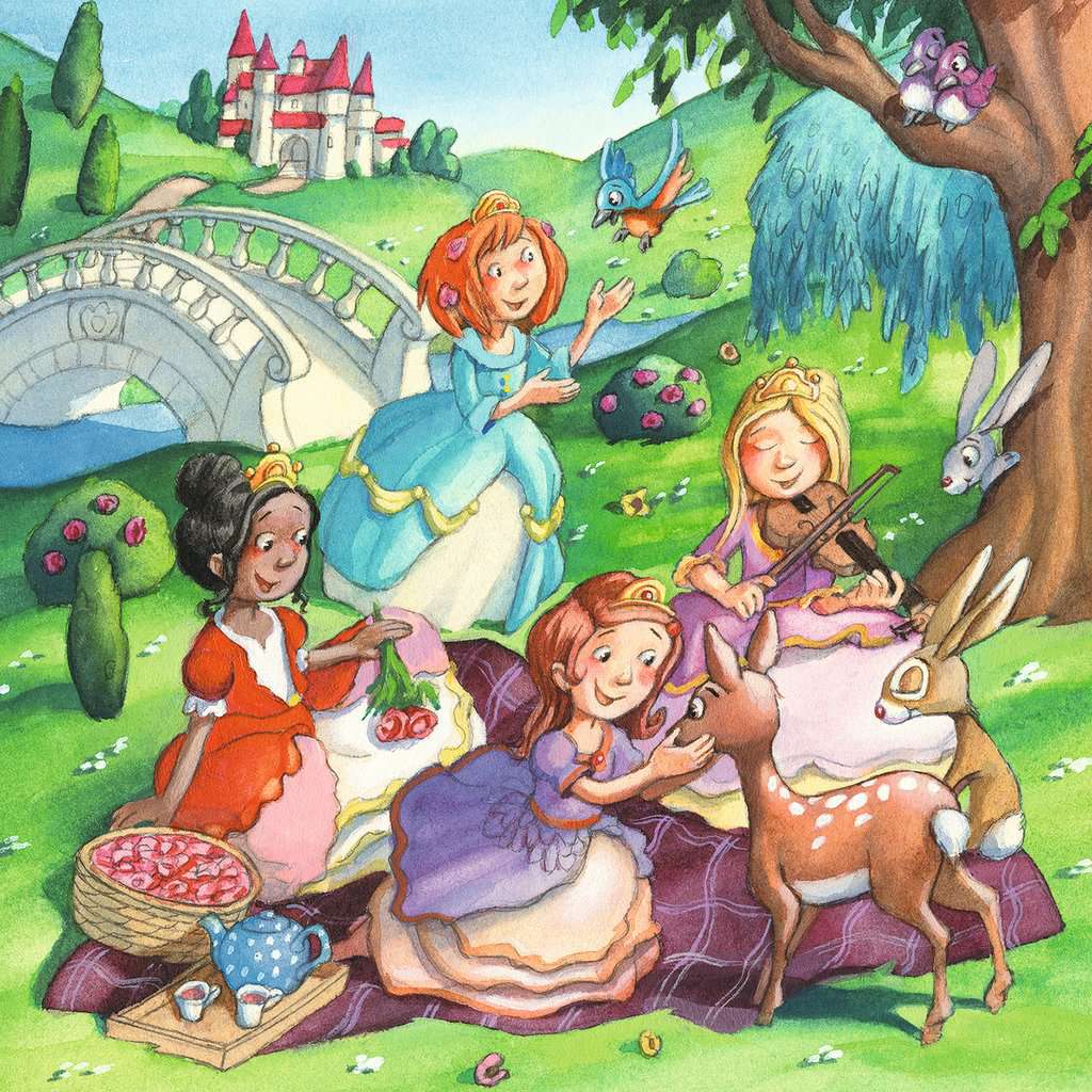 Puzzle 3x49 Teile Kleine Prinzessinnen 05.564 - Bild 2